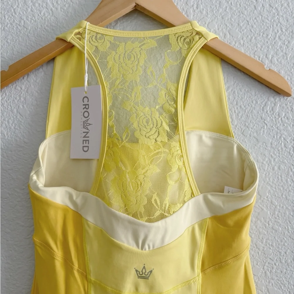 Enchanted Rose Crowned Athletics Tank Top - Picture 4 of 7